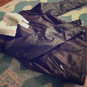 Sold-Pleather jacket!! New!
